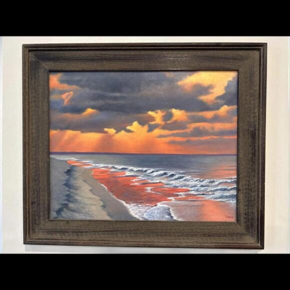 Original Susan Meyer Sinyai Oil on Panel 26" x 21" framed